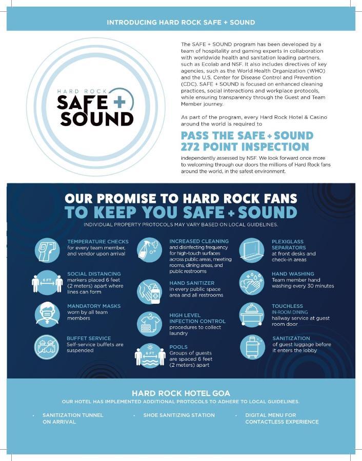 Hard Rock Hotel Goa Calangute Luaran gambar Safe and Sound Club Promise