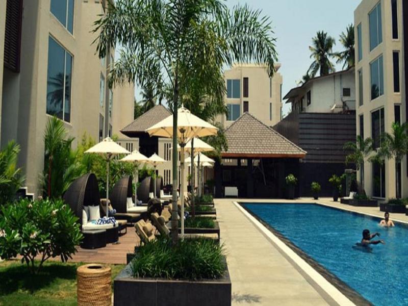 Hard Rock Hotel Goa Calangute Luaran gambar The pool at the hotel