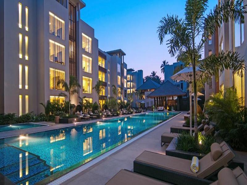 Hard Rock Hotel Goa Calangute Luaran gambar The pool at the hotel